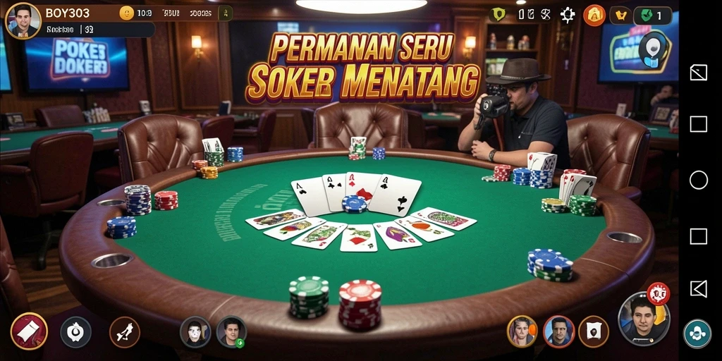 Tampilan menakjubkan dari gameplay Poker di BOY303.