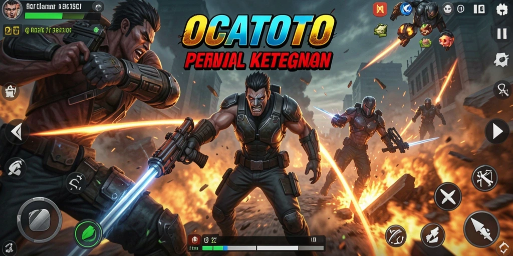 Tampilan gameplay seru OCATOTO yang menegangkan.
