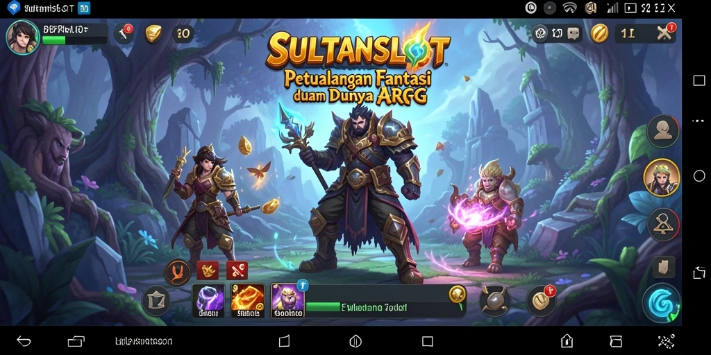 Tampilan aksi seru dalam game SULTANSLOT dengan grafis yang memukau.
